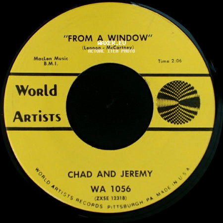 Chad And Jeremy - My Coloring Book / From A Window side B