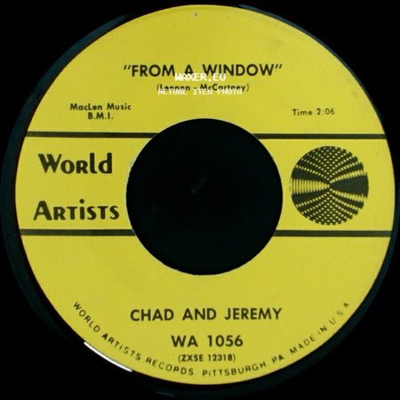 Chad And Jeremy - My Coloring Book / From A Window side B