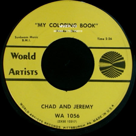 Chad And Jeremy - My Coloring Book / From A Window side A