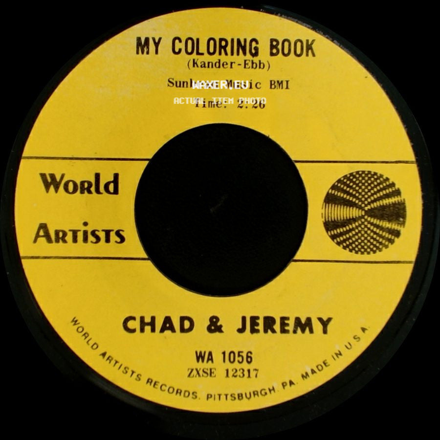 Chad & Jeremy - My Coloring Book / From A Window side A