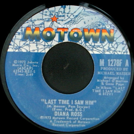 Diana Ross - Last Time I Saw Him / Save The Children side A