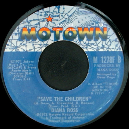 Diana Ross - Last Time I Saw Him / Save The Children side B