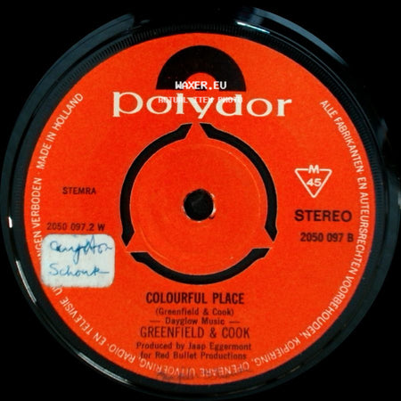 Greenfield & Cook - A Day Begins / Colourful Place side B