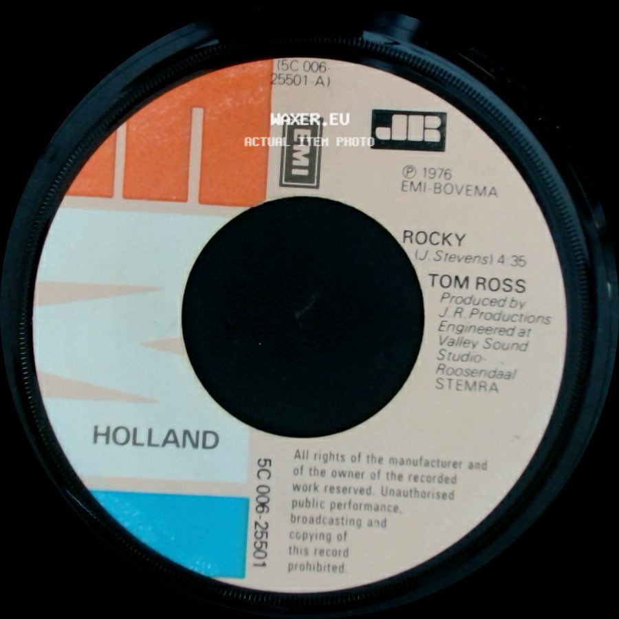 Tom Ross - Rocky / Leaves Are Falling side A
