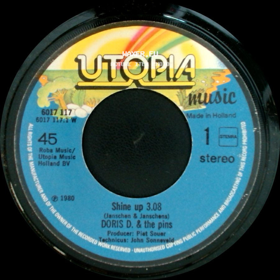 Doris D. & The Pins - Shine Up / Just Me And You side A