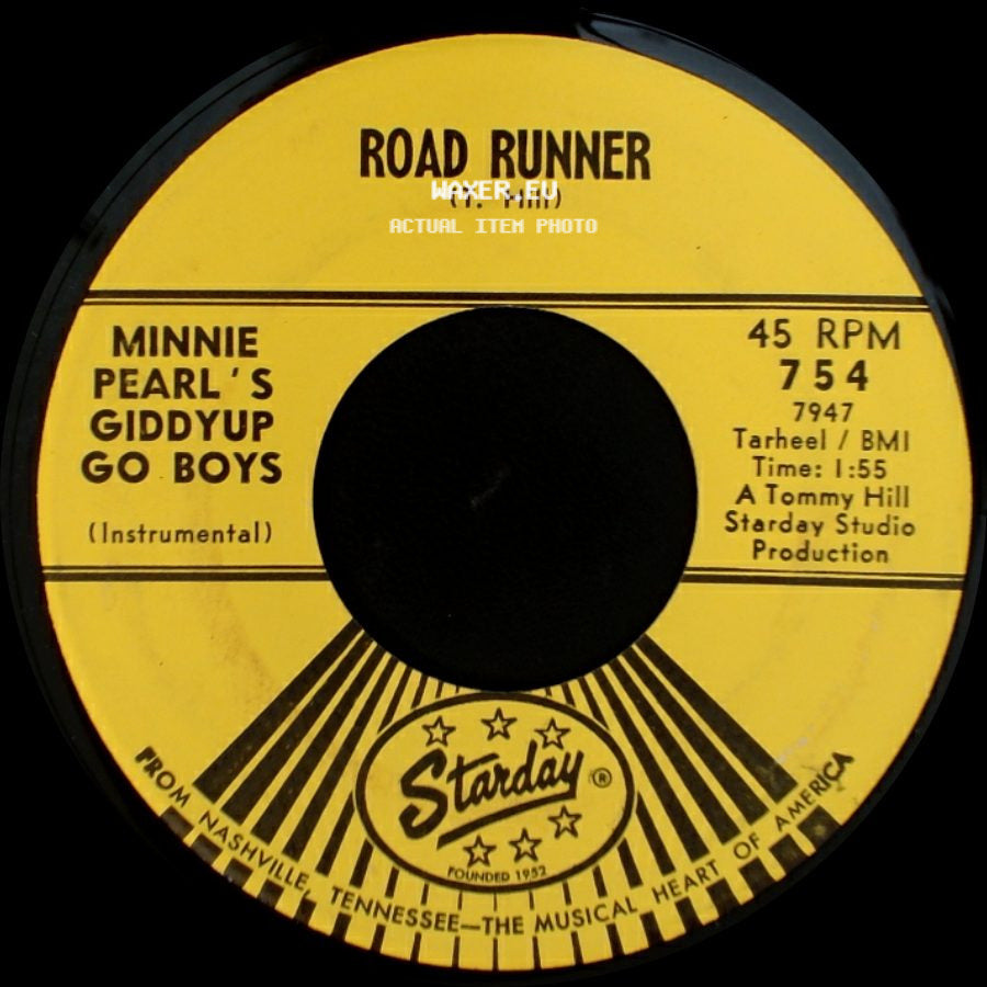 Minnie Pearl / Minnie Pearl's Giddyup Go Boys - Giddyup Go - Answer / Road Runner side B