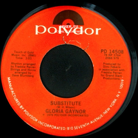 Gloria Gaynor - I Will Survive / Substitute side B