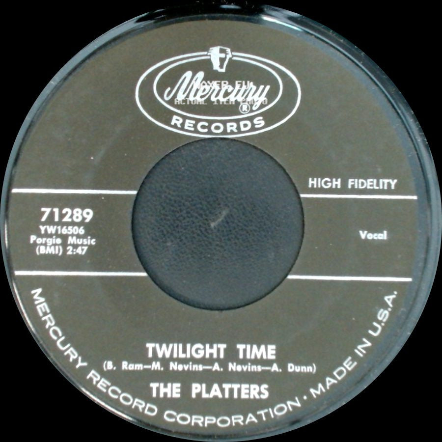 The Platters - Twilight Time / Out Of My Mind side A