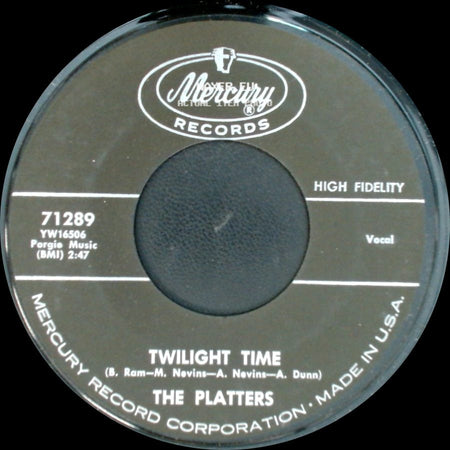 The Platters - Twilight Time / Out Of My Mind side A