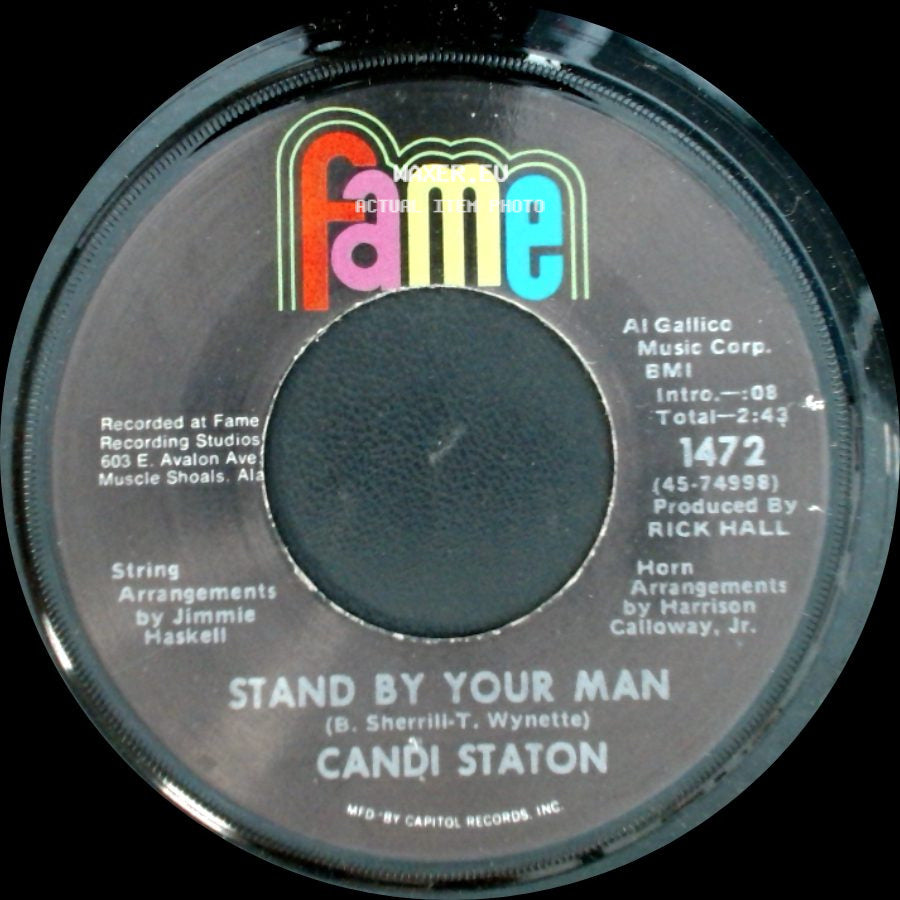 Candi Staton - Stand By Your Man / How Can I Put Out The Flame (When You Keep The Fire Burning) side A