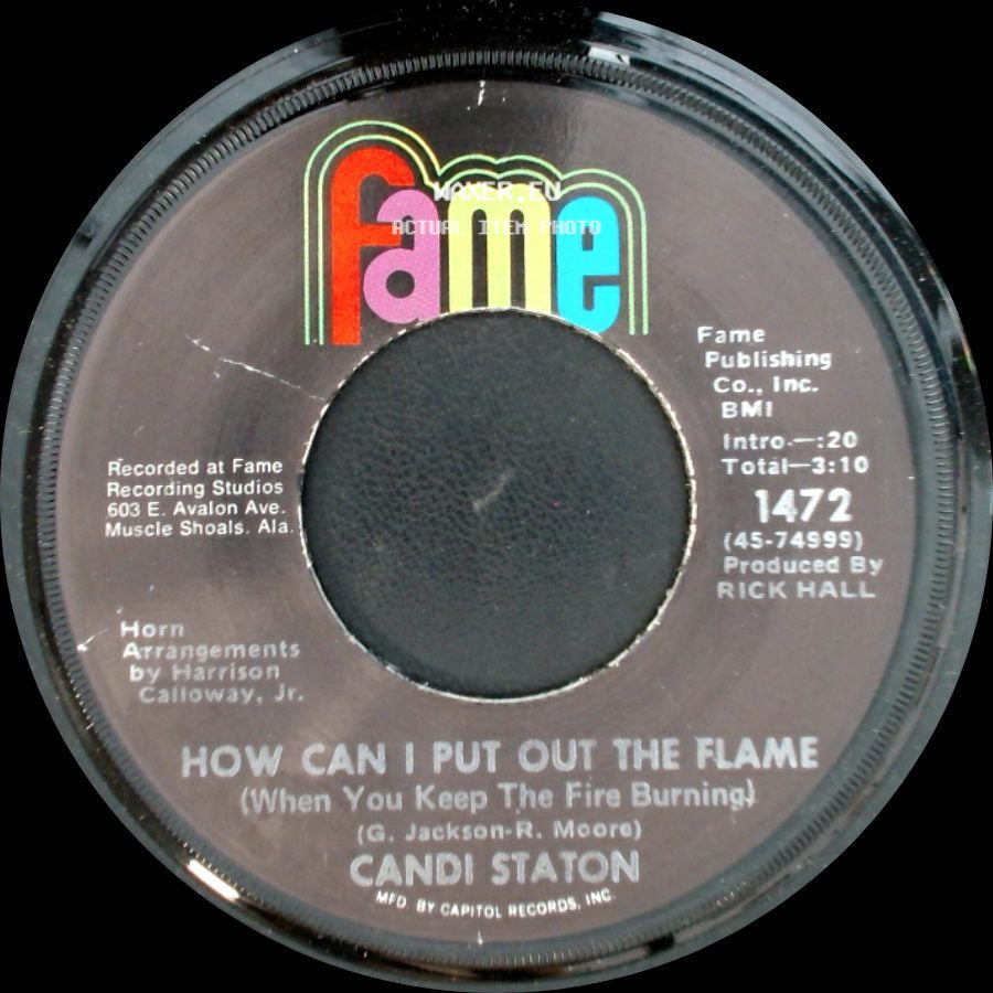 Candi Staton - Stand By Your Man / How Can I Put Out The Flame (When You Keep The Fire Burning) side B