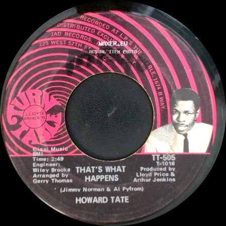 Howard Tate - That's What Happens / These Are The Things That Make Me Know You're Gone side A