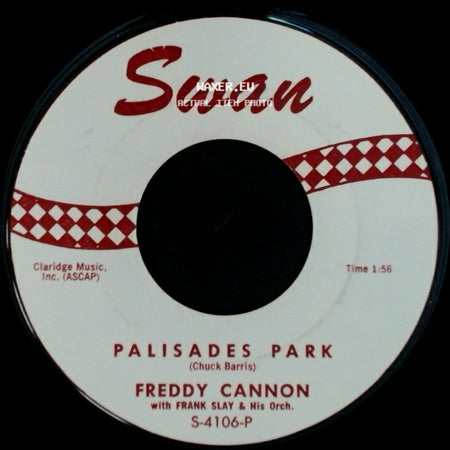 Freddy Cannon With Frank Slay & His Orch. - June, July, And August / Palisades Park side B