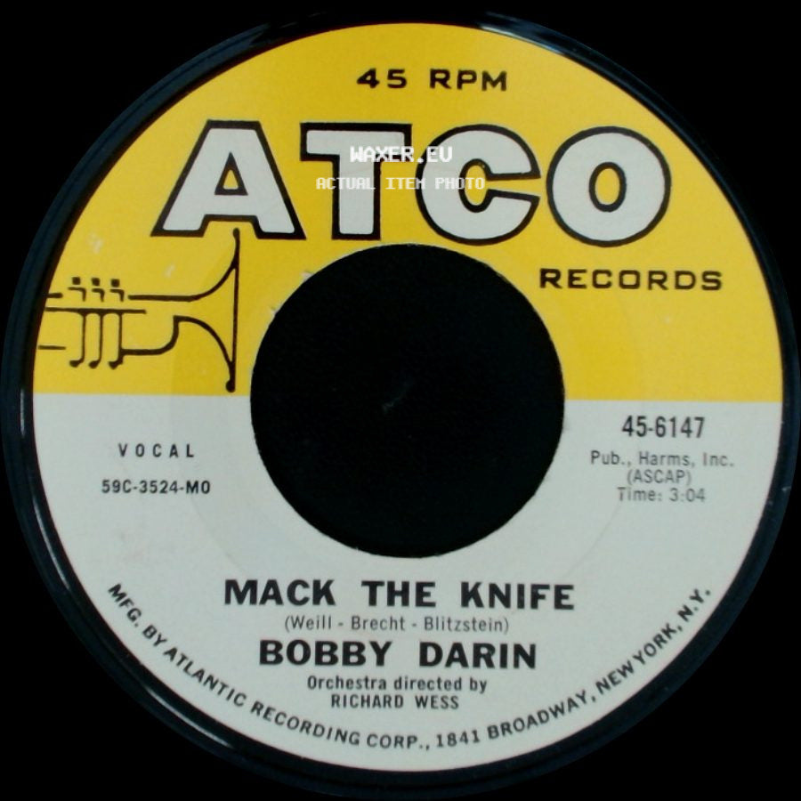 Bobby Darin - Was There A Call For Me / Mack The Knife side B