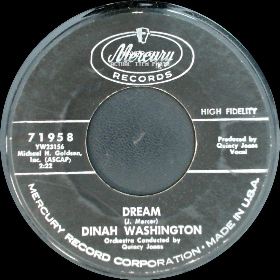 Dinah Washington - Such A Night / Dream side B