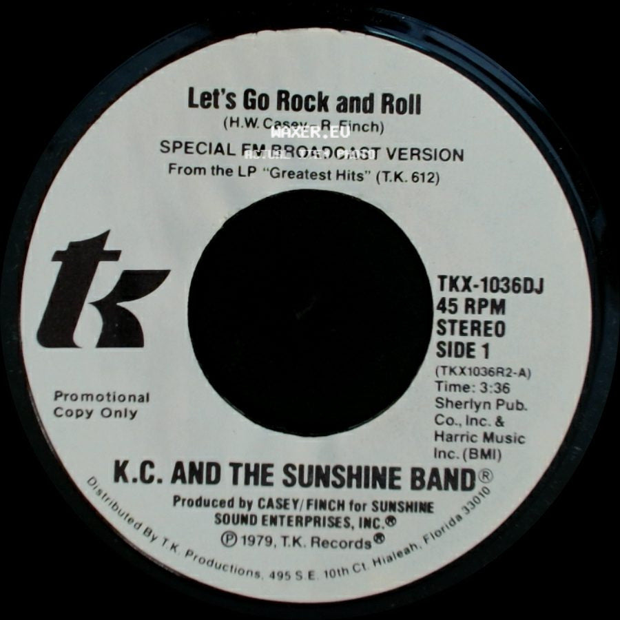 K.C. And The Sunshine Band - Let's Go Rock And Roll / Let's Go Rock And Roll side A