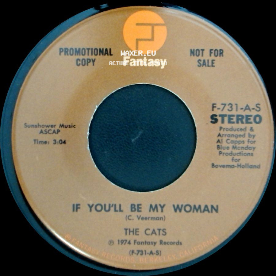 The Cats - If You'll Be My Woman / If You'll Be My Woman side A
