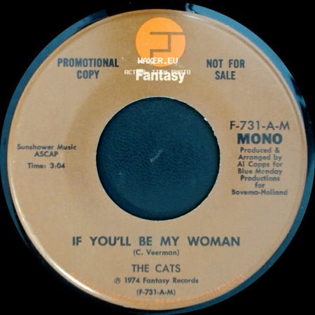 The Cats - If You'll Be My Woman / If You'll Be My Woman side B