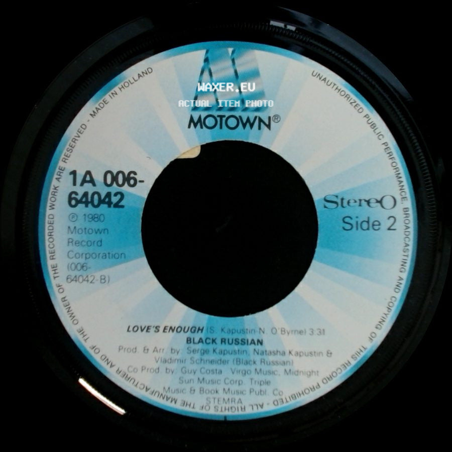 Black Russian - Mystified / Love's Enough side B
