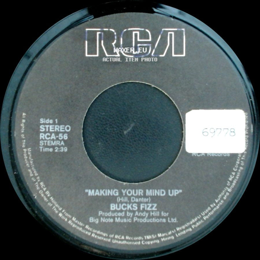 Bucks Fizz - Making Your Mind Up / Don't Stop side A