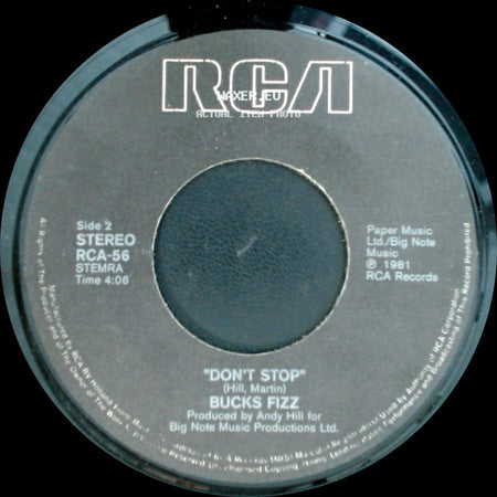 Bucks Fizz - Making Your Mind Up / Don't Stop side B