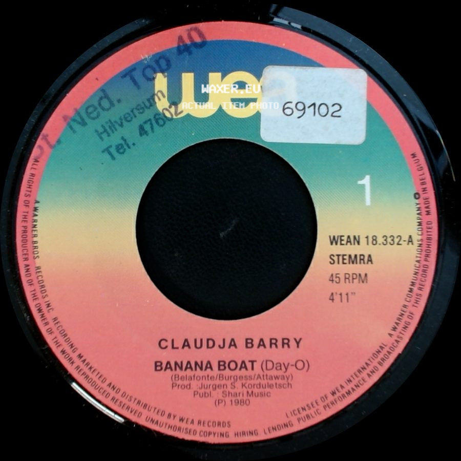 Claudja Barry - Banana Boat (Day-O) / Girl Crazy side A
