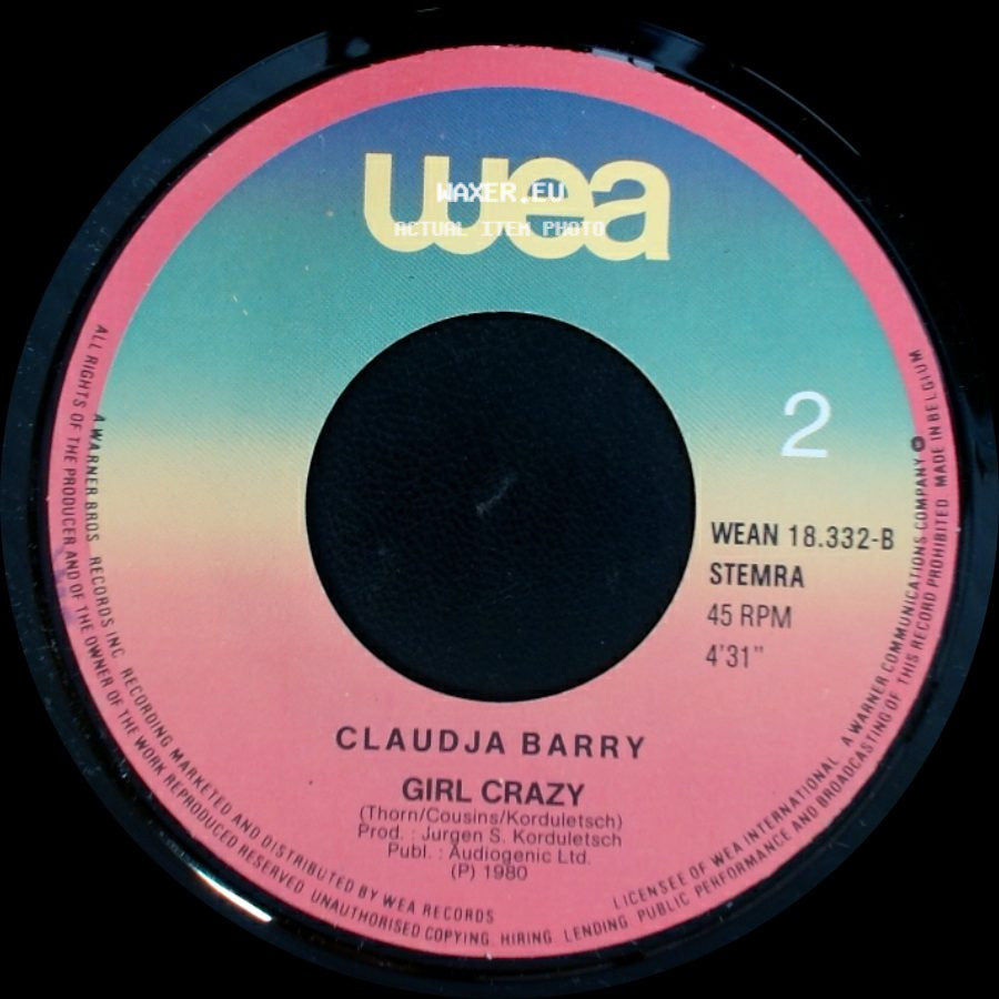 Claudja Barry - Banana Boat (Day-O) / Girl Crazy side B