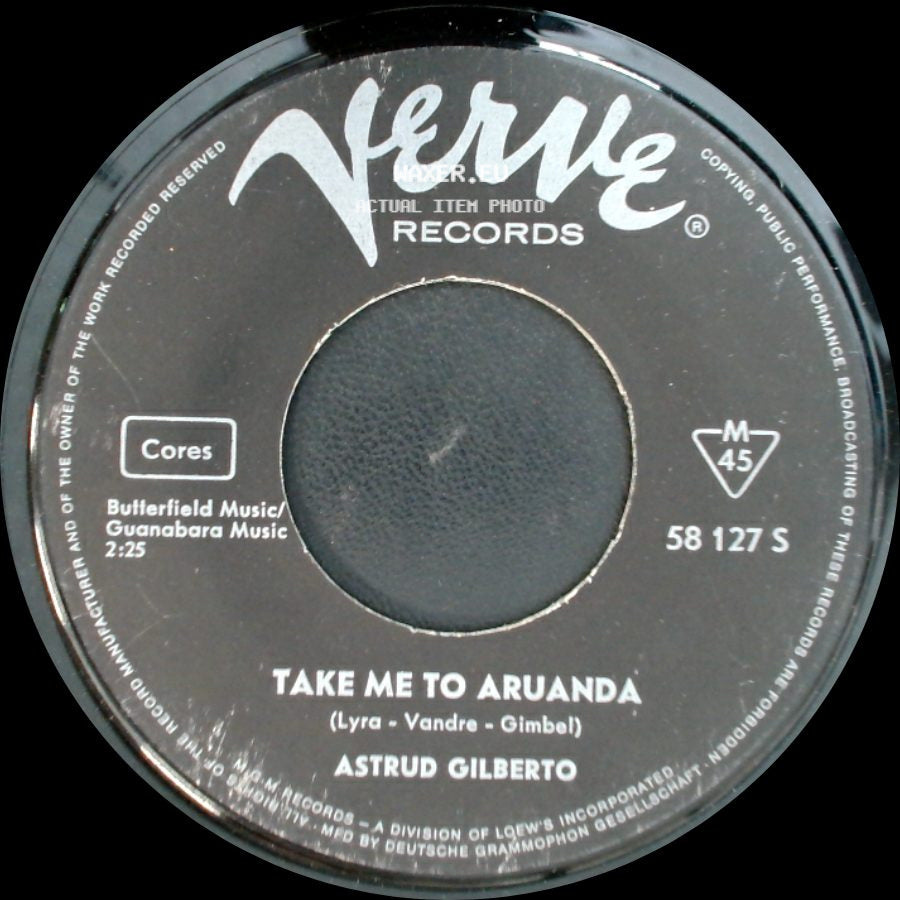 Astrud Gilberto - Take Me To Aruanda / The Shadow Of Your Smile side A