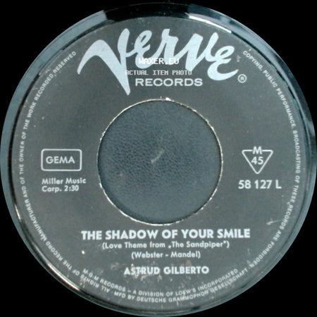 Astrud Gilberto - Take Me To Aruanda / The Shadow Of Your Smile side B