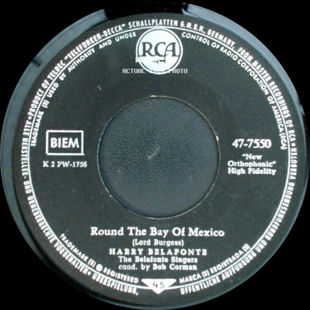 Harry Belafonte - Round The Bay Of Mexico / Fifteen side A