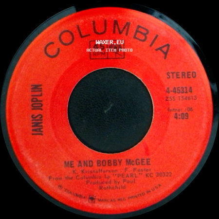 Janis Joplin - Me And Bobby Mcgee / Half Moon side A