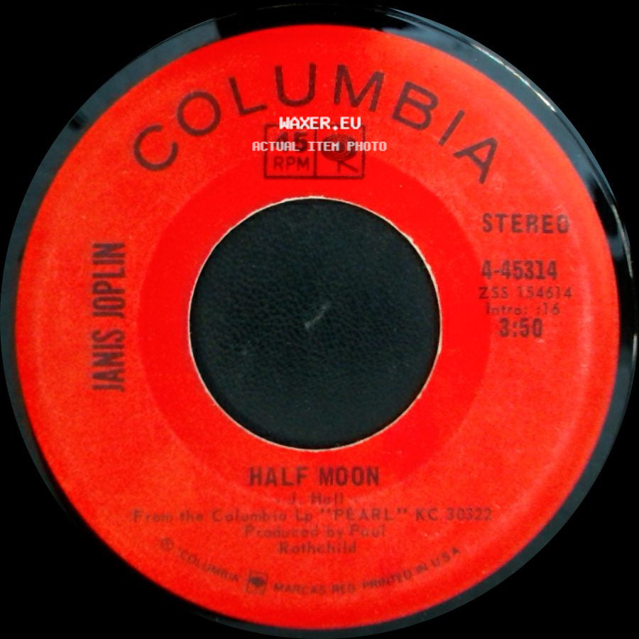 Janis Joplin - Me And Bobby Mcgee / Half Moon side B
