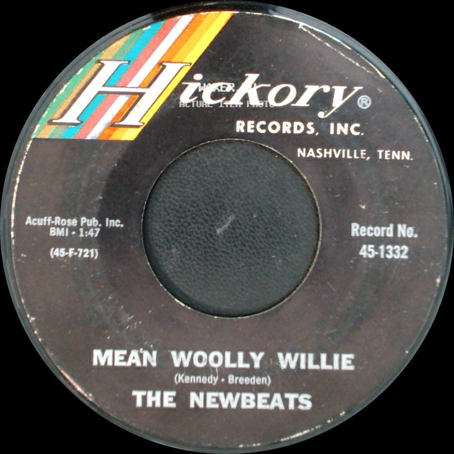 The Newbeats - Mean Woolly Willie / Run, Baby Run (Back Into My Arms) side A