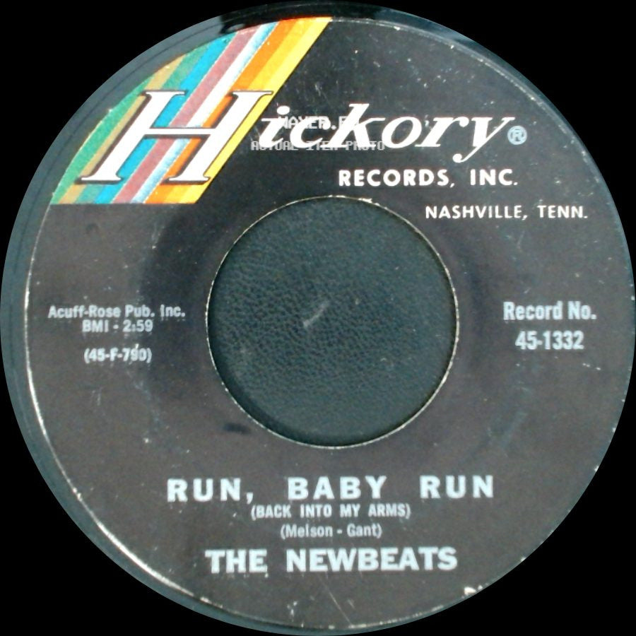 The Newbeats - Mean Woolly Willie / Run, Baby Run (Back Into My Arms) side B