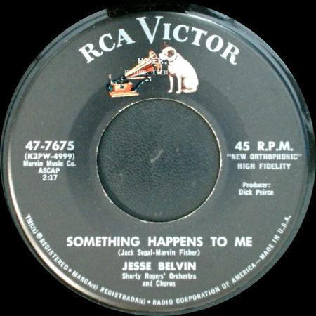 Jesse Belvin - Something Happens To Me / The Door Is Always Open side A