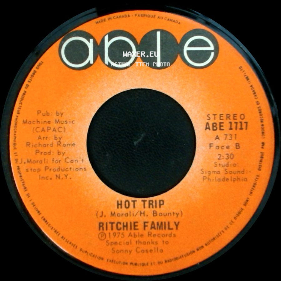 Ritchie Family - Hot Trip / Brazil side A