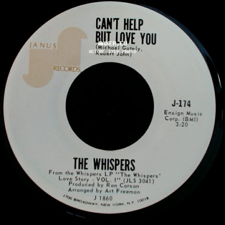 The Whispers - Can't Help But Love You / A Hopeless Situation side A