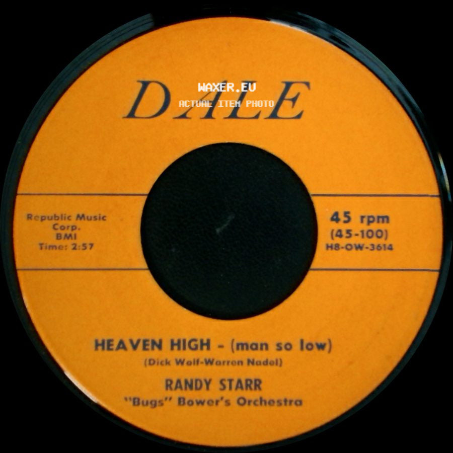 Randy Starr - Heaven High - (Man So Low) / After School side A
