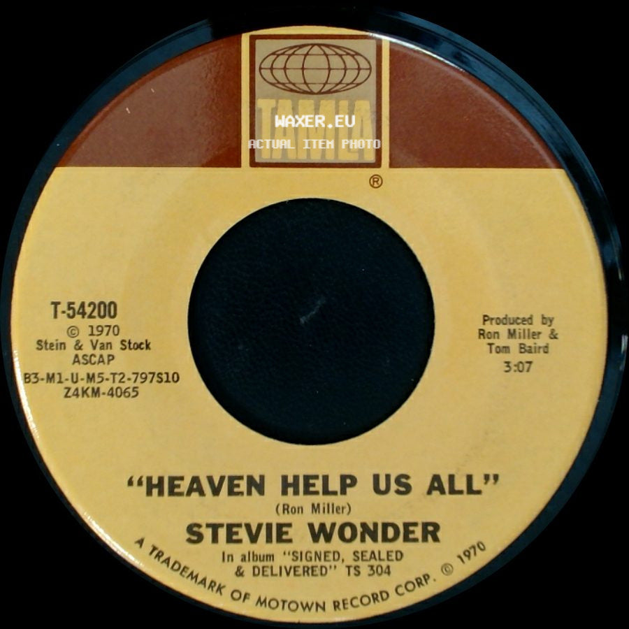 Stevie Wonder - I Gotta Have A Song / Heaven Help Us All side B