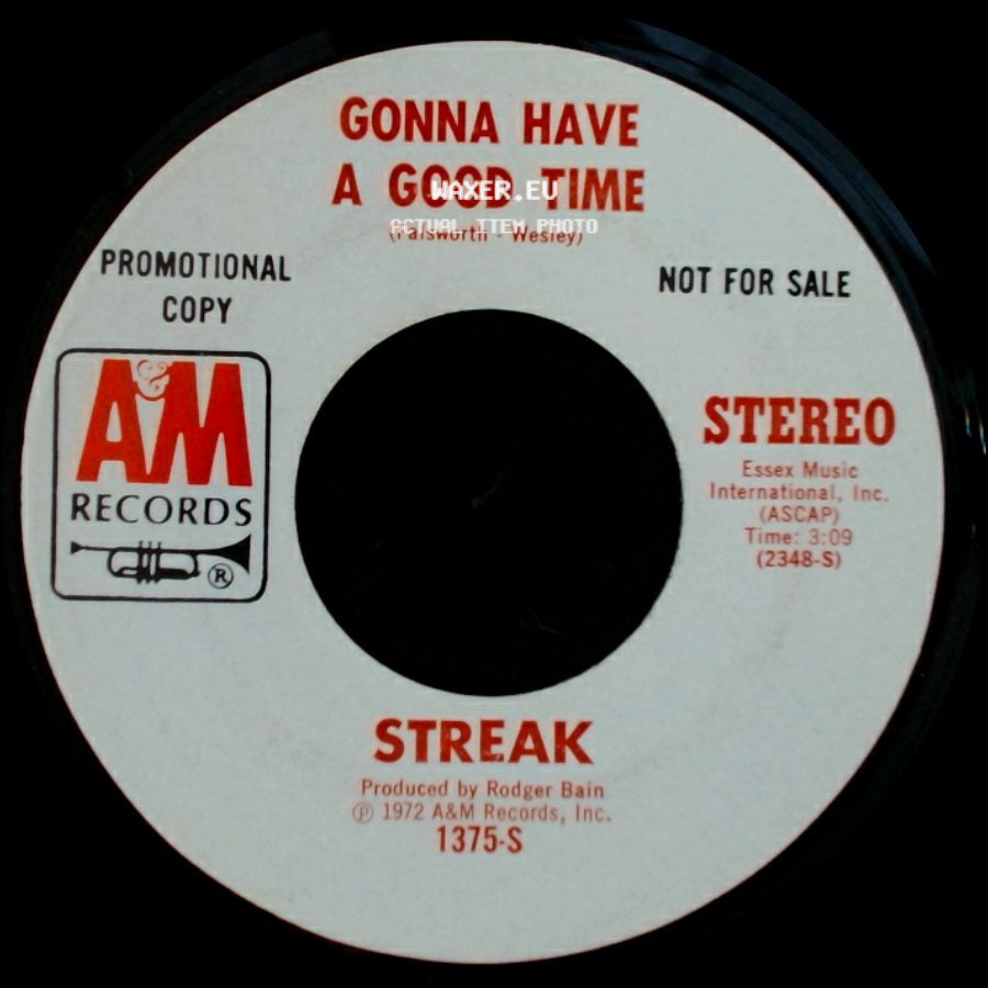 Streak - Gonna Have A Good Time / Gonna Have A Good Time side B