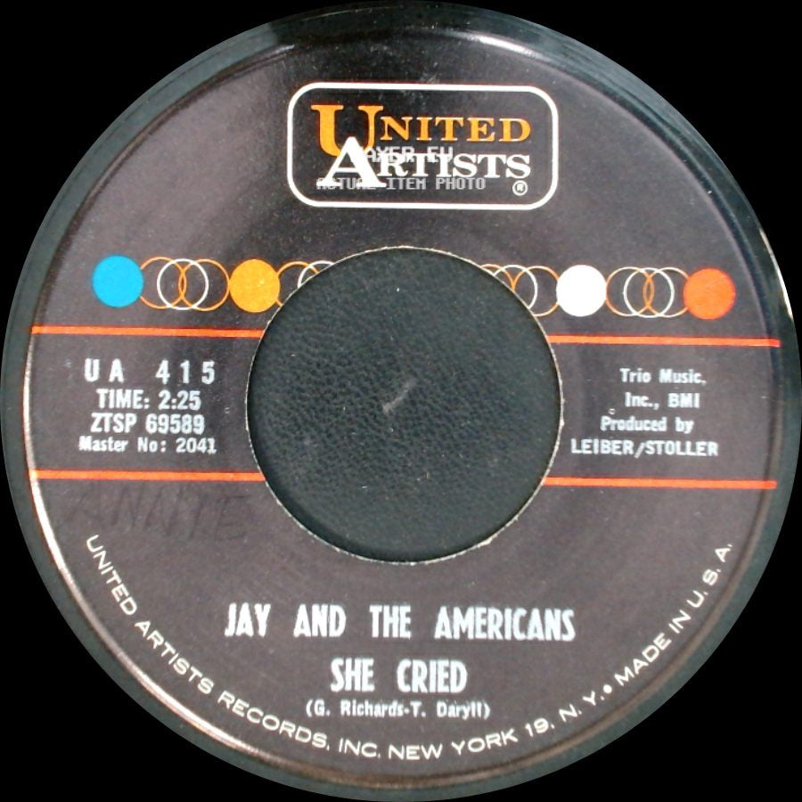 Jay And The Americans - Dawning / She Cried side B