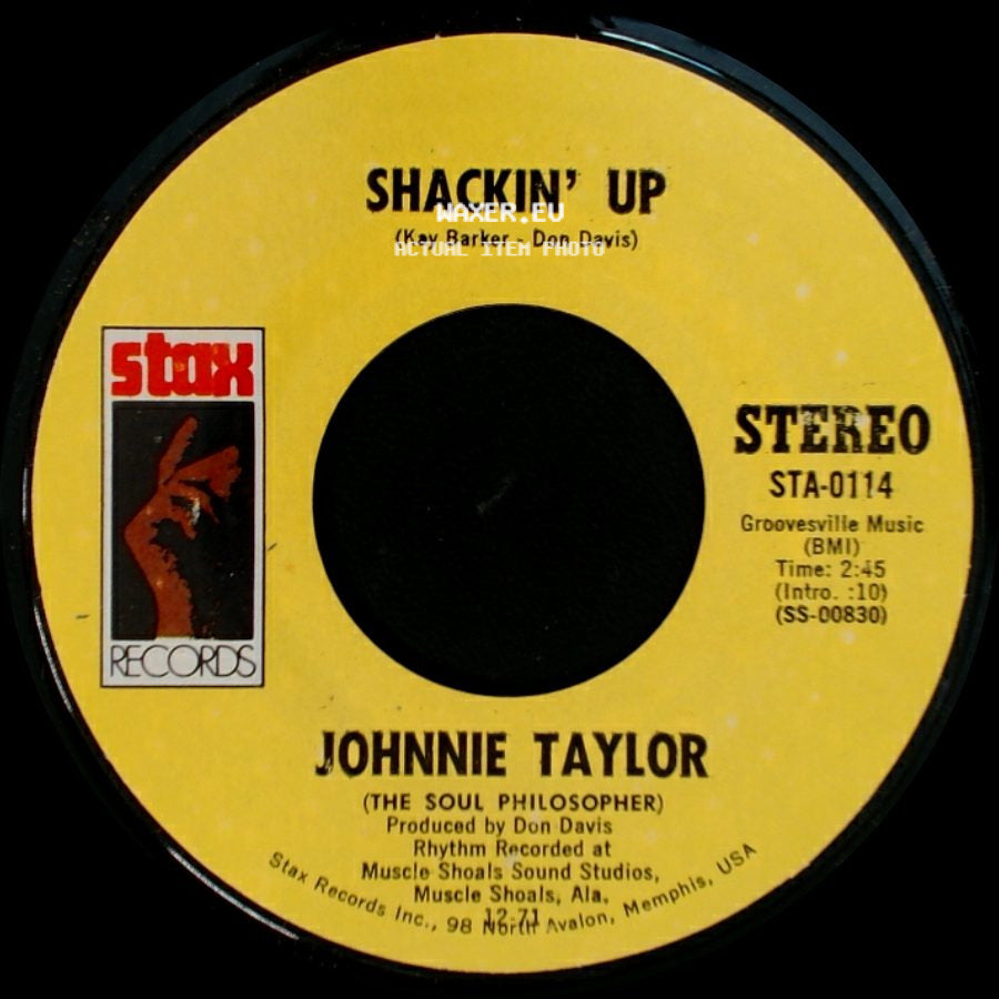 Johnnie Taylor - Shackin' Up / Standing In For Jody side A