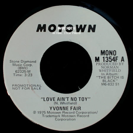 Yvonne Fair - Love Ain't No Toy / Love Ain't No Toy side A