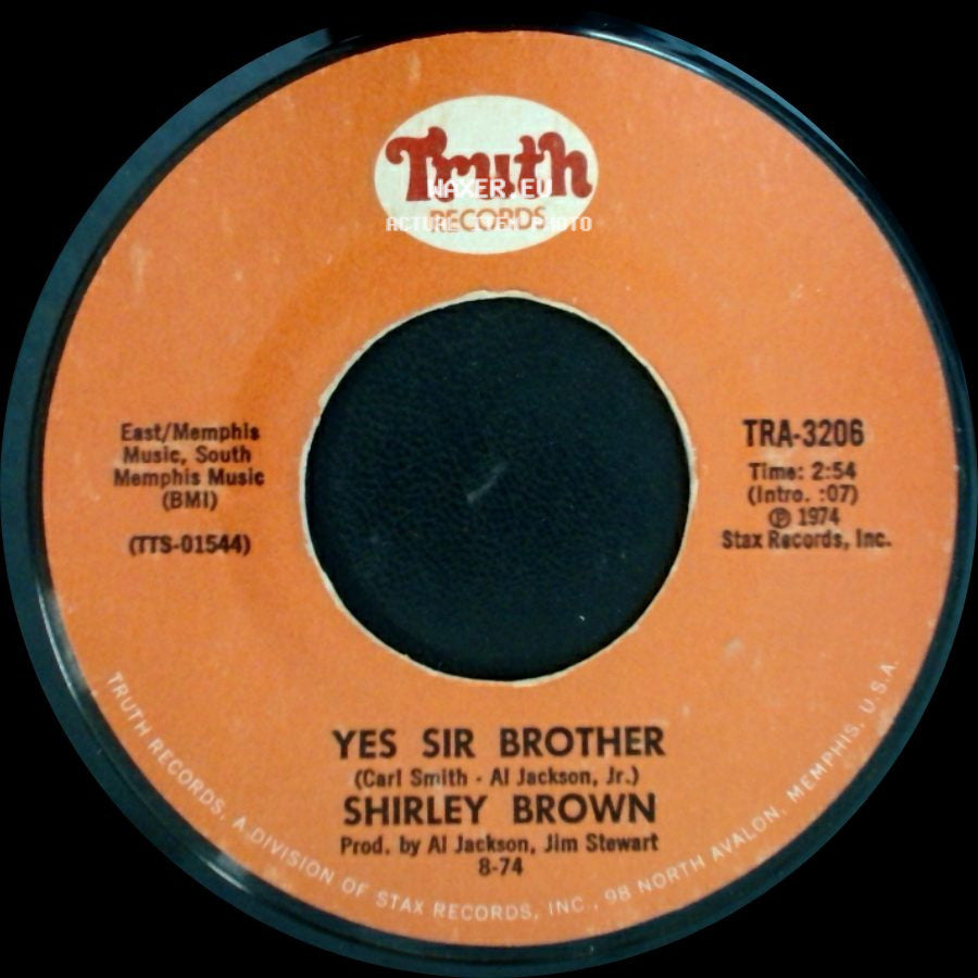 Shirley Brown - Yes Sir Brother / Woman To Woman side A