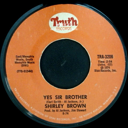 Shirley Brown - Yes Sir Brother / Woman To Woman side A