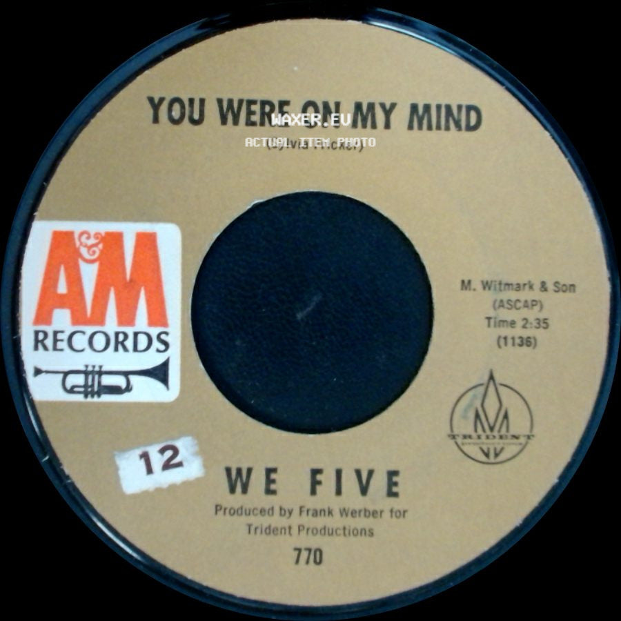 We Five - You Were On My Mind / Small World side A