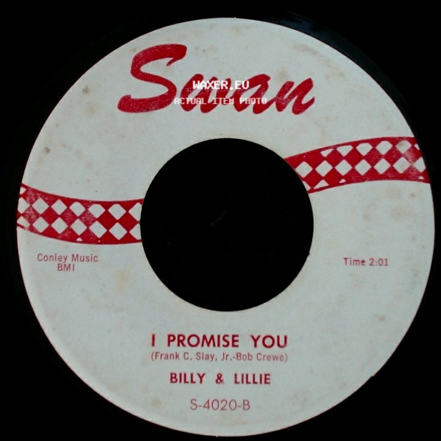 Billy & Lillie - Lucky Ladybug / I Promise You side B