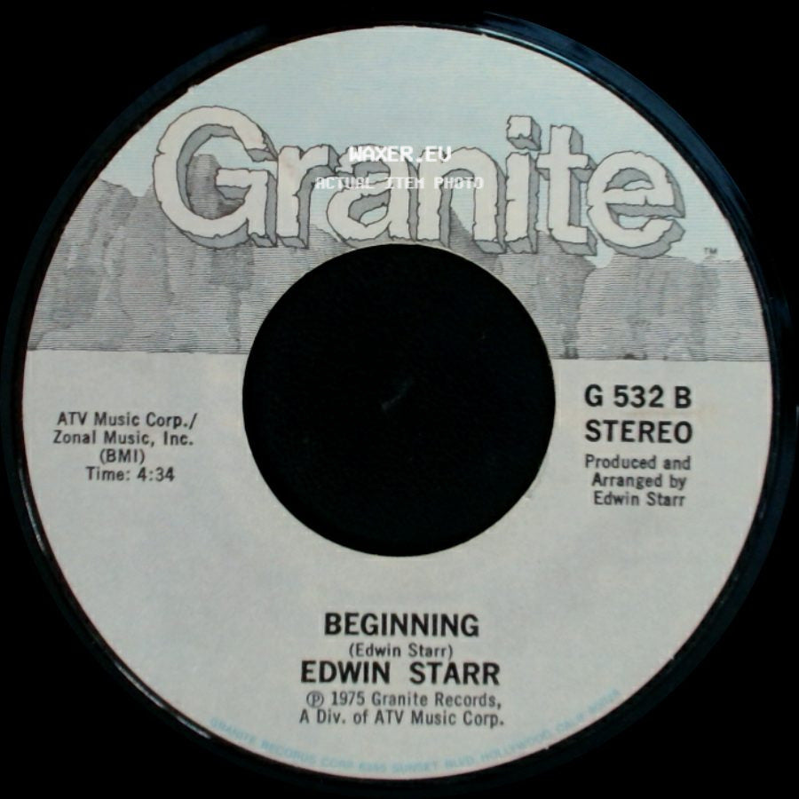 Edwin Starr - Beginning / Abyssinia Jones side A