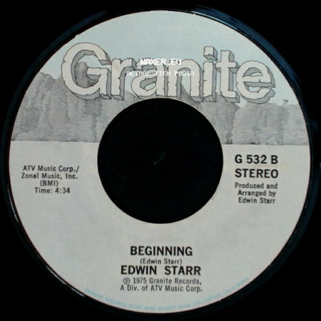 Edwin Starr - Beginning / Abyssinia Jones side A
