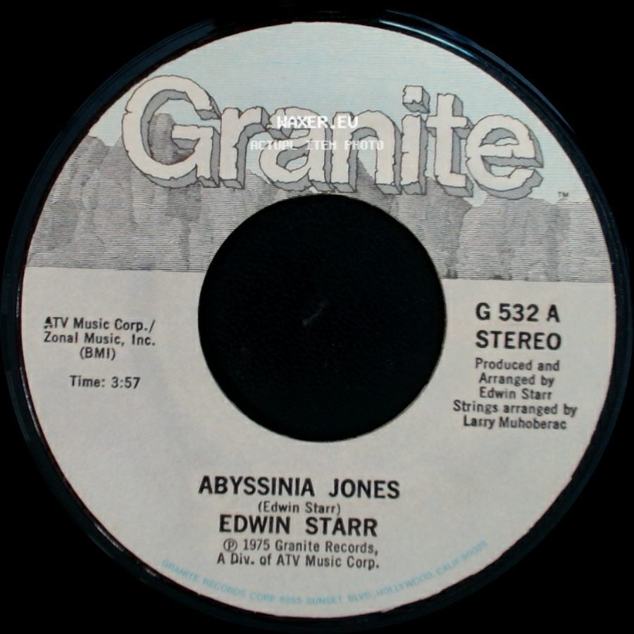 Edwin Starr - Beginning / Abyssinia Jones side B